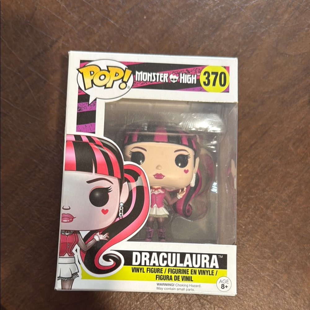 Monster High Draculaura Pop Vinyl with Pink and Black Accents